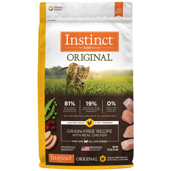 Instinct Original GF W/Real Chicken Cat 11lb