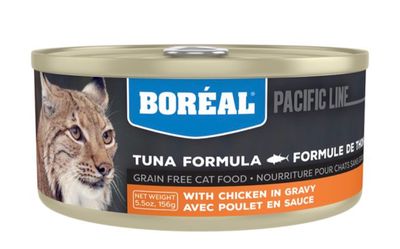 Boreal Tuna Red Meatin Gravy W/Chicken GF Cat Food 156g(5.5oz)