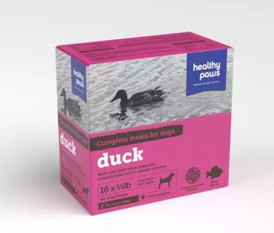 Healthy Paws Dog Complete Duck 16×1/2lb