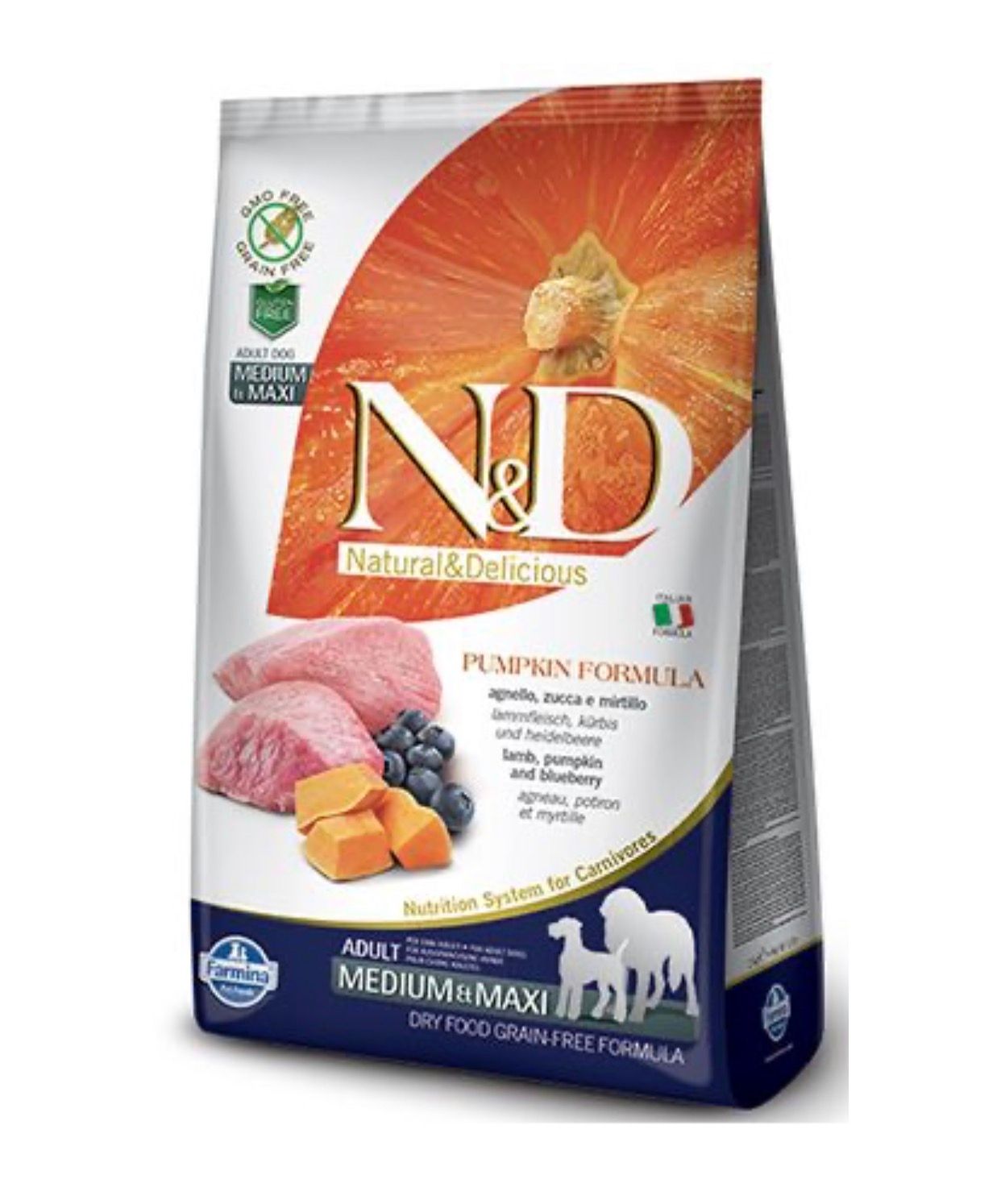 Farmina Dog Pumpkin Lamb Blueberry Med/Maxi 2.5kg