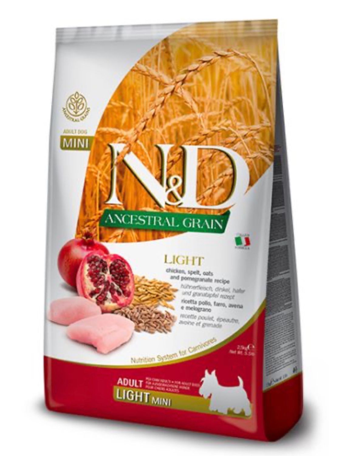 Farmina Dog Ancestral Chicken Pomegranate Light Mini 2.5KG