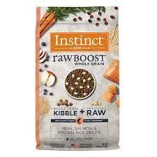 Instinct Raw Boost Whole Grain Real Salmon &amp; Brown Rice Dog 4.5lb