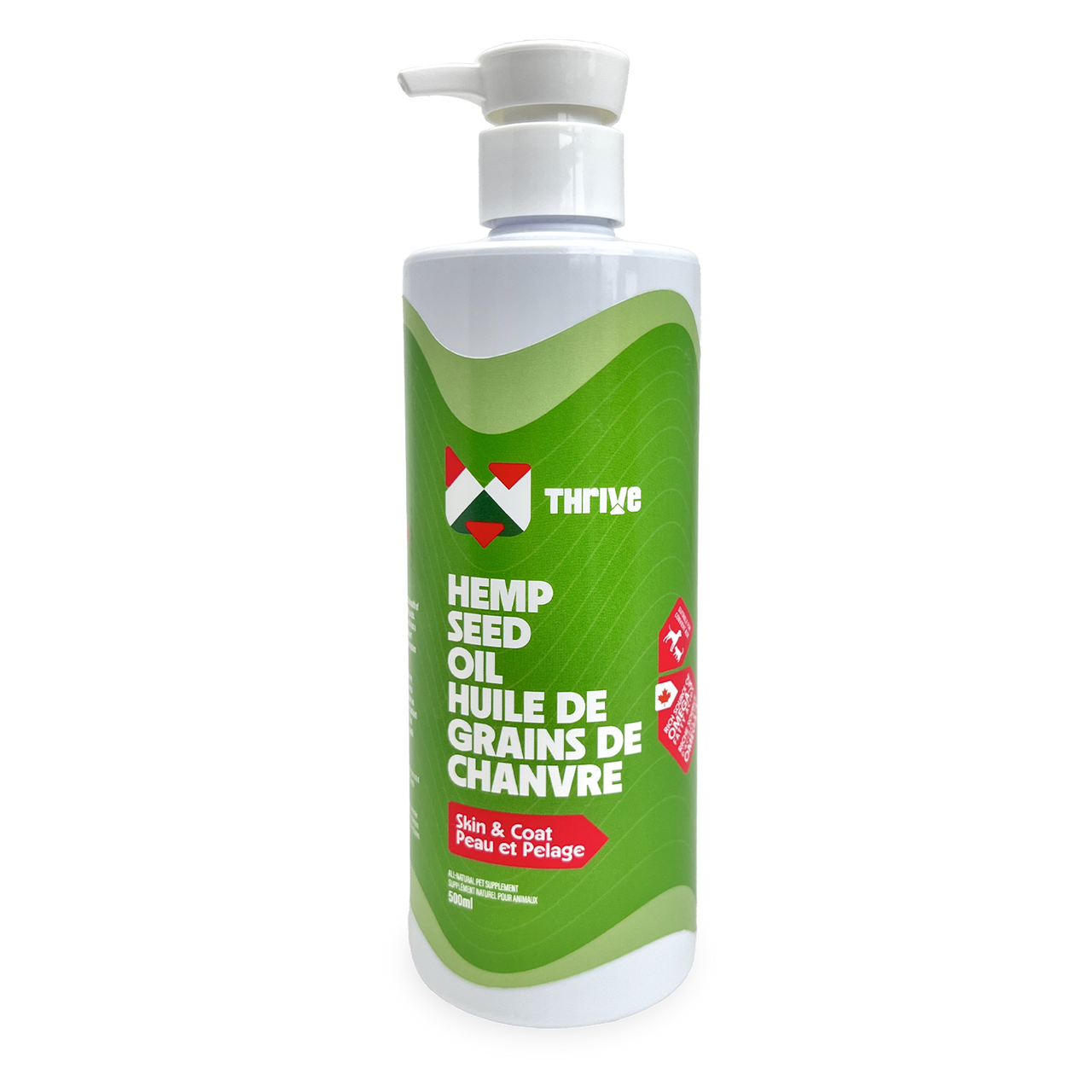 BCR Thrive Hemp Seed Oil (Skin &amp; Coat) 500 ml
