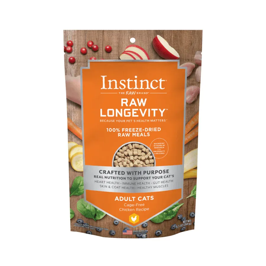 Instinct Longevity FD Raw Meals Adult Chicken Cat 9.5oz