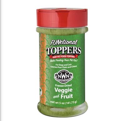 NWN Functional Toppers Veggie &amp; Fruit 85g