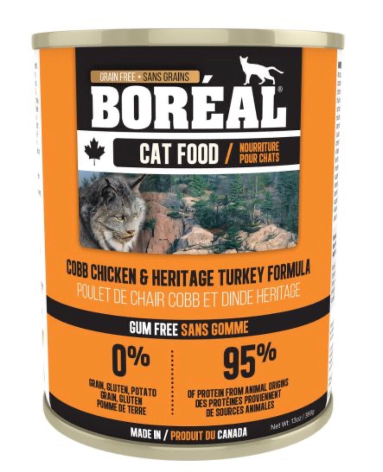 Boreal Cobb Chicken &amp; Heritage Turkey Cat 369g(13oz)