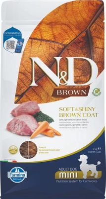 Farmina Brown Coat Lamb, carrot &amp; Kelp Mini Dog 2kg