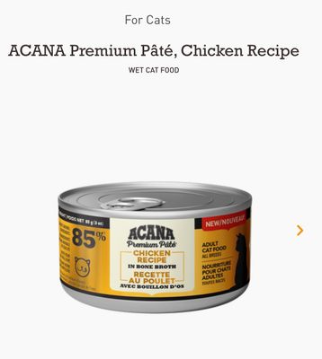 Acana Cat Chicken+Bone Broth 3oz