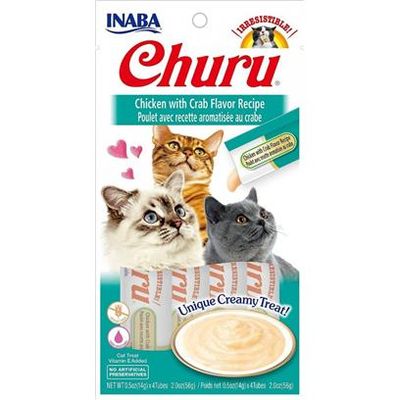 Inaba Cat Churu Chicken With Crab 2.0oz