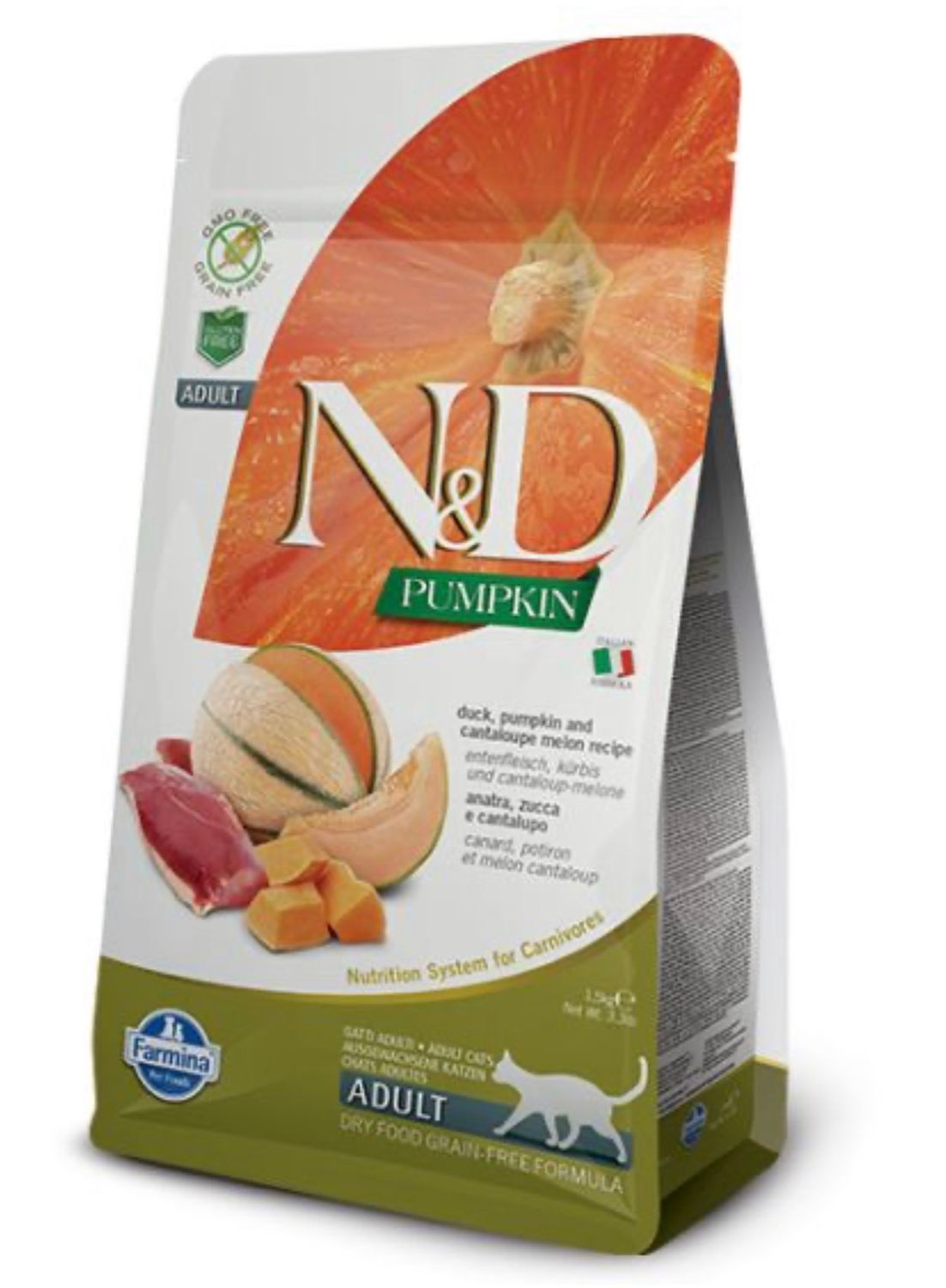 Farmina Pumpkin Duck &amp; Cantaloupe Cat 3.3lb(1.5KG)