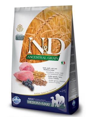 Farmina Dog Med/Max AG Lamb Blueberry 2.5KG