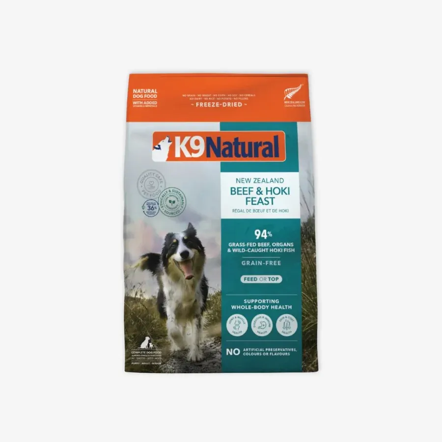 K9 Natural Dog FD Hoki &amp; Beef Feast 500g