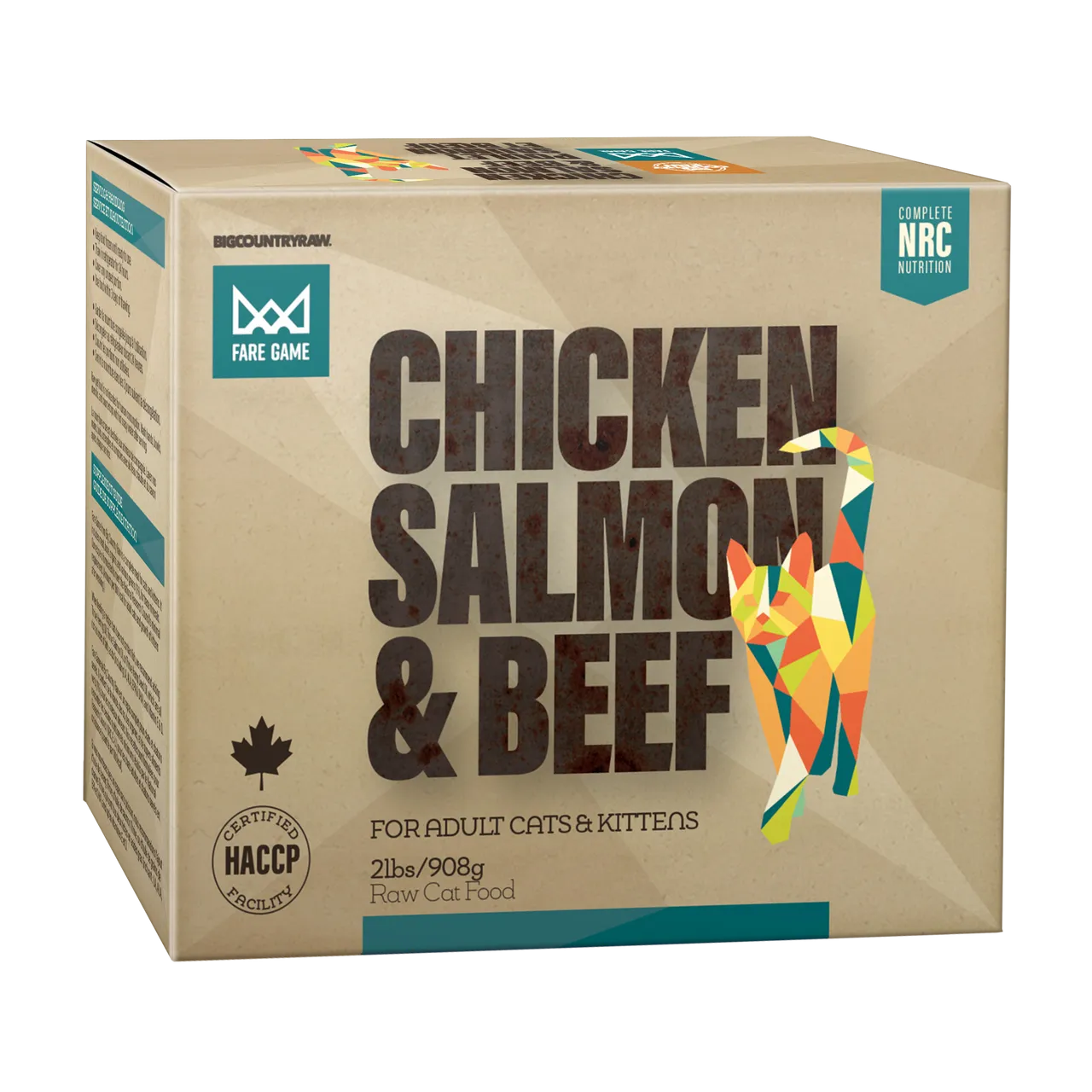 BCR FareGame Chicken&amp;Salmon With Beef 2lb