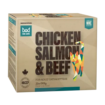 BCR FareGame Chicken&amp;Salmon With Beef 2lb