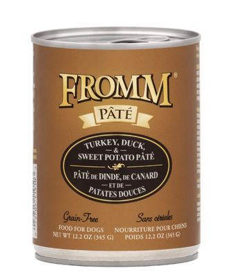Fromm Dog 4Star Pate Turkey Duck Sweet Potato 12.2OZ
