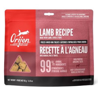 Orijen FD Dog Treats Lamb Recipe 3.25OZ(92g)