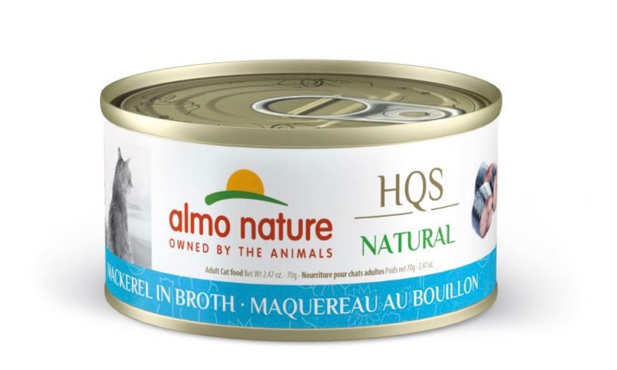 Almo Nature Cat HQS Mackerel In Broth 70g