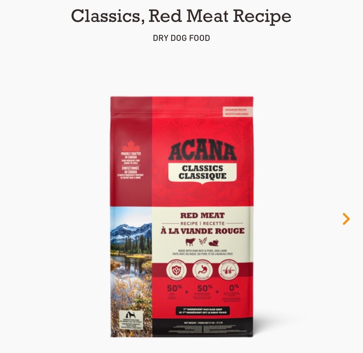 Acana Dog Classic Red Meat 14.5kg
