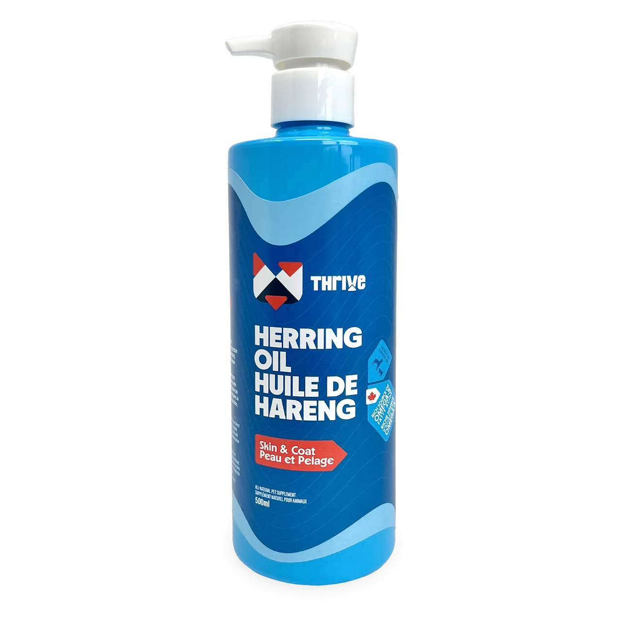 BCR Thrive Herring Oil (Skin &amp; Coat) For Dog &amp; Cat 500ml