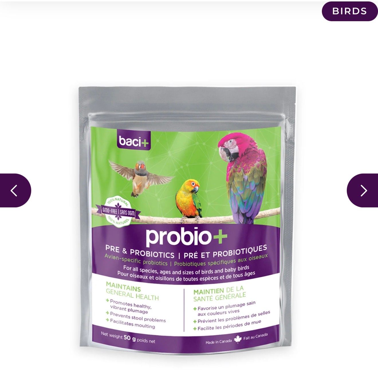 Baci Probio+Bird 50g