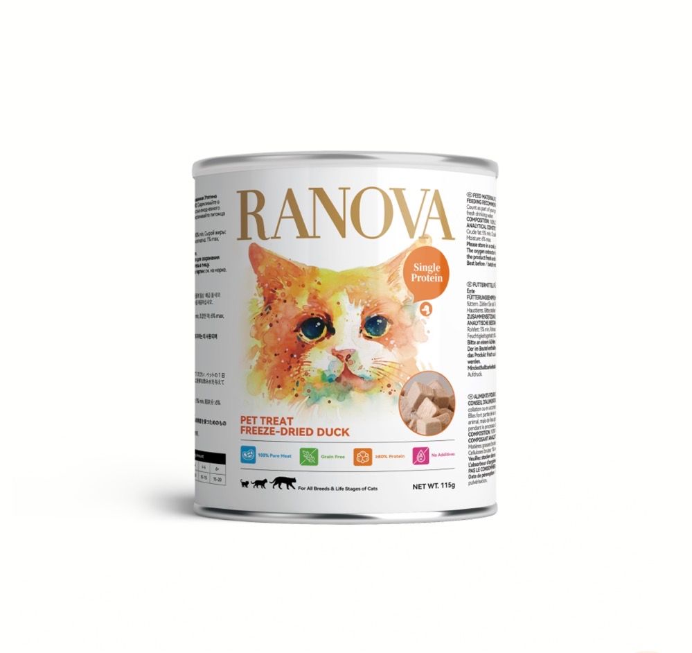 RaNova FD Duck Cat Treats 115g