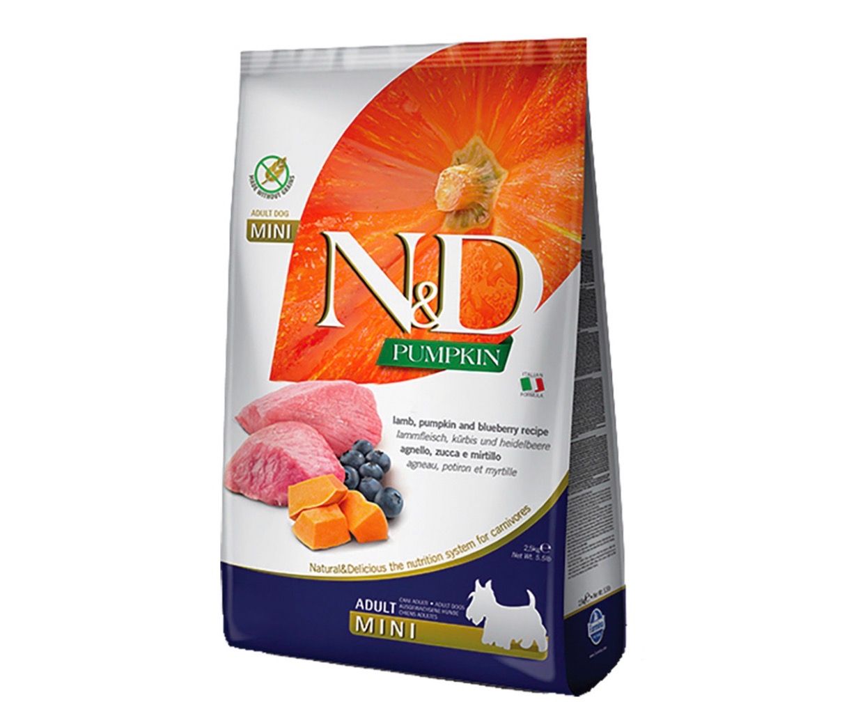 Farmina Pumpkin Lamb Blueberry Mini Dog5.5lb( 2.5KG)