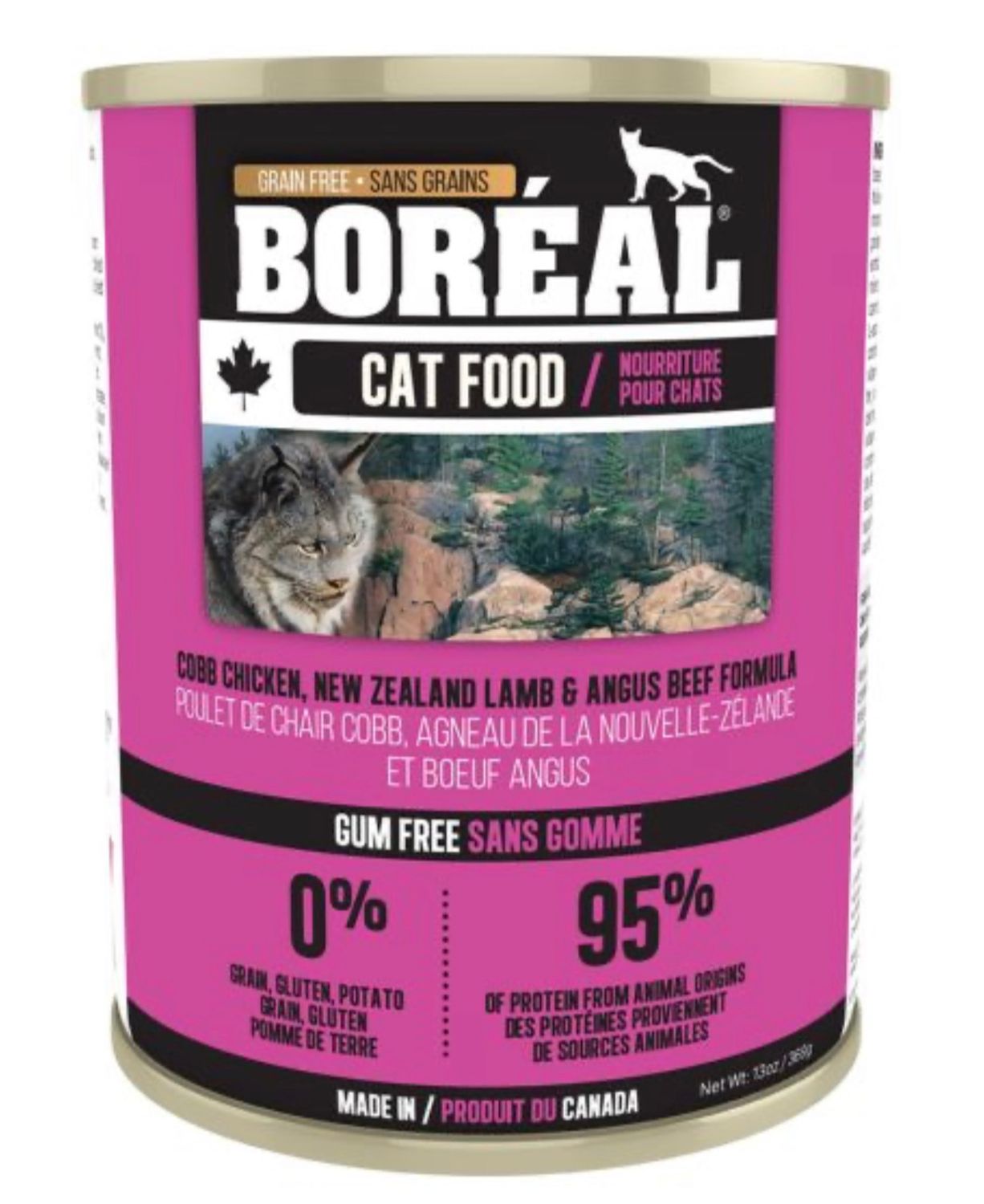 Boreal Cobb Chicken New Zeland Lamb And Augus Beef Cat 369g