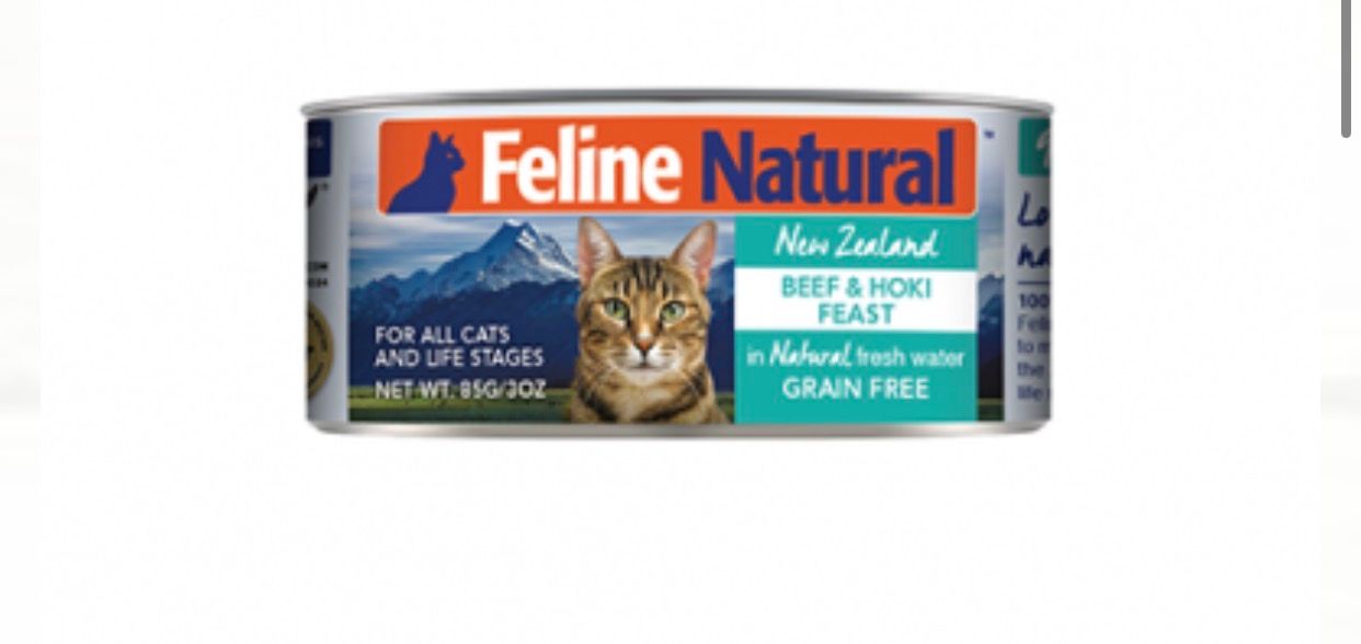 Feline Natural Cat Beef &amp; Hoki 3oz