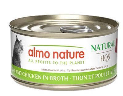 Almo Nature Cat HQS Tuna &amp; Chicken in Broth 70g
