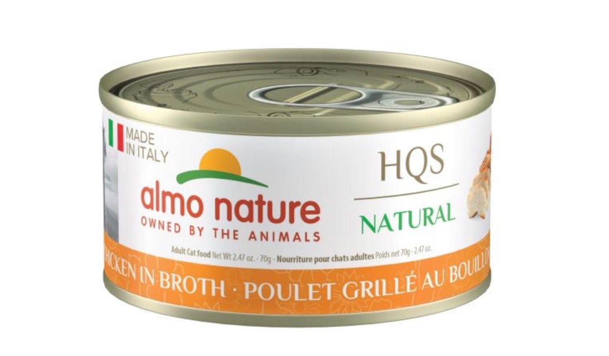 Almo Nature Cat HQS Grilled Chicken In Broth 70g(made In Italy)