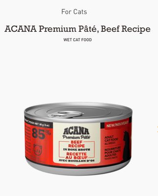 Acana Cat Beef+Bone Broth 5.5oz