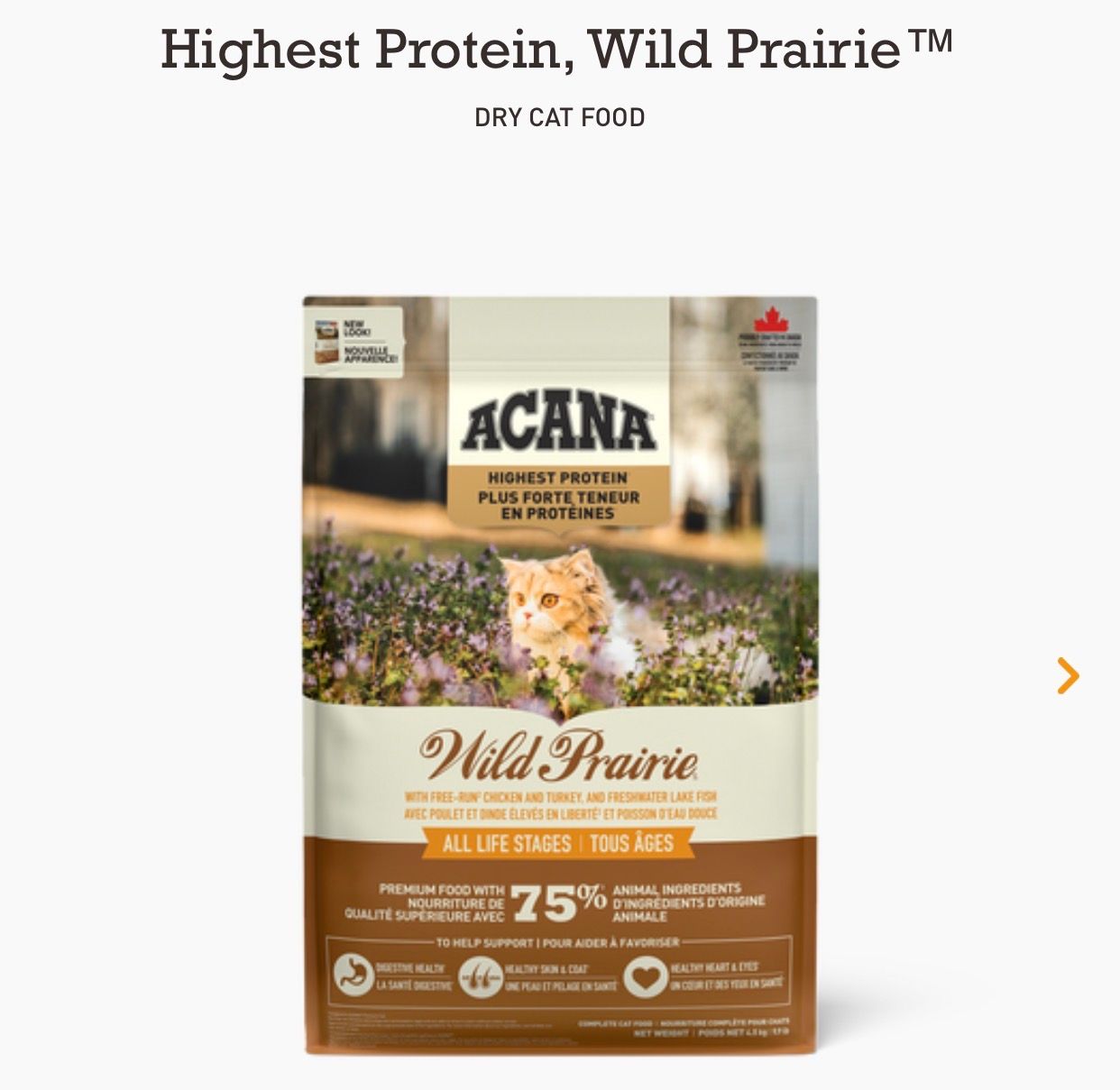 Acana Cat Wild Prairie 1.8KG