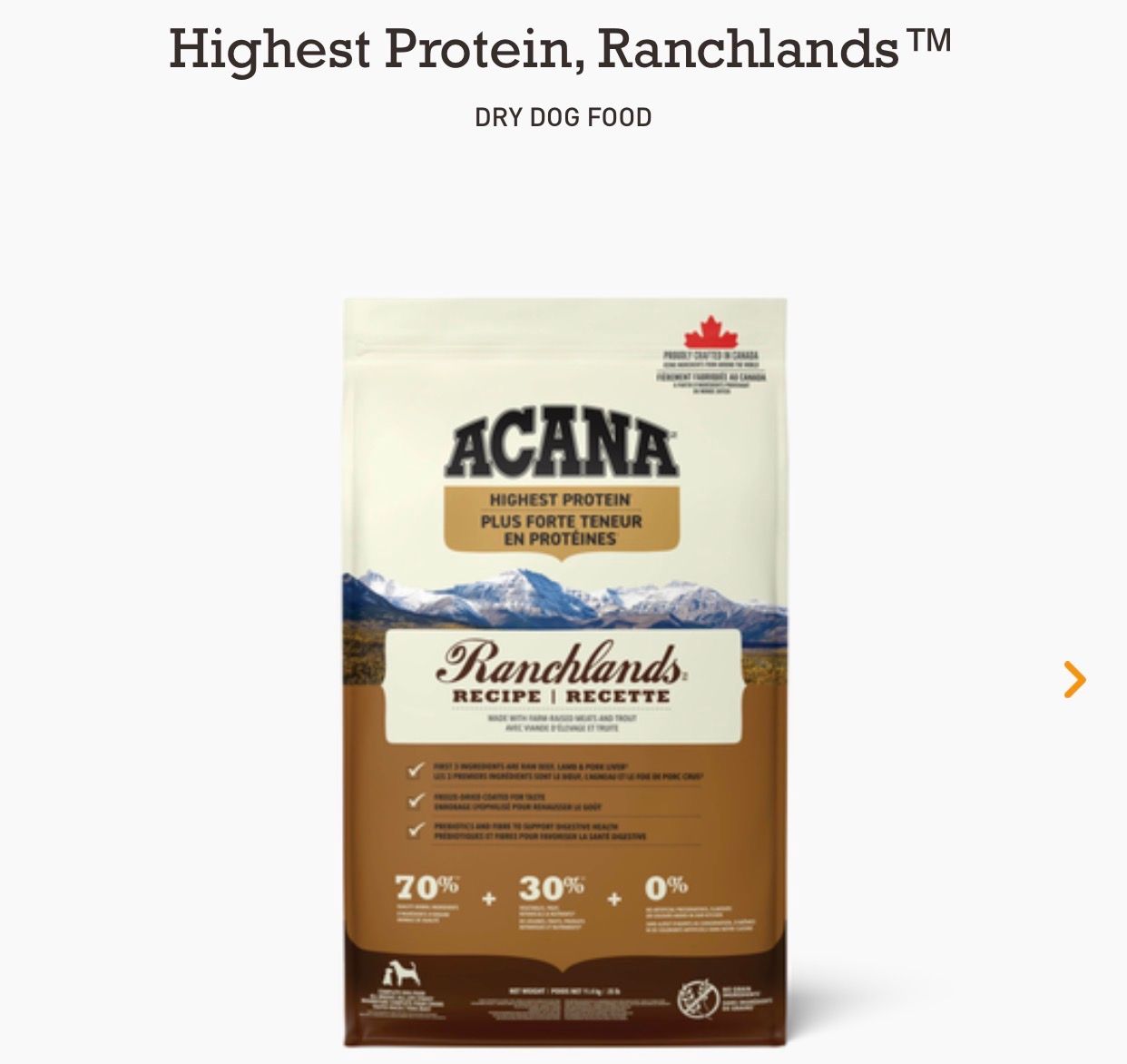 Acana Dog Ranchlands 6kg