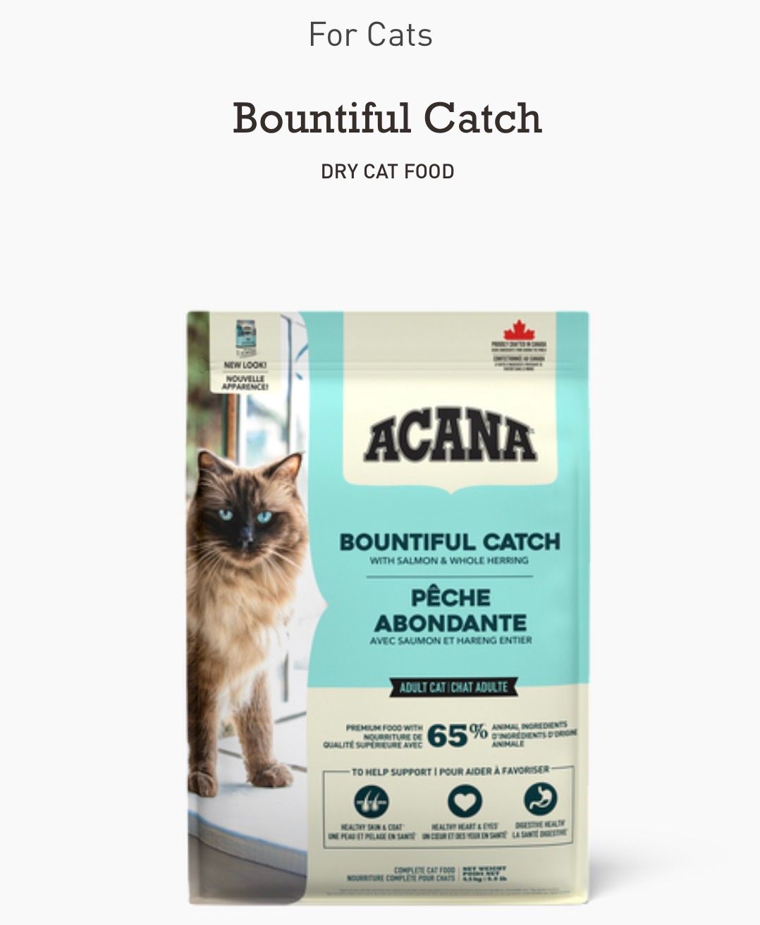 Acana Cat Bountiful Catch 1.8KG