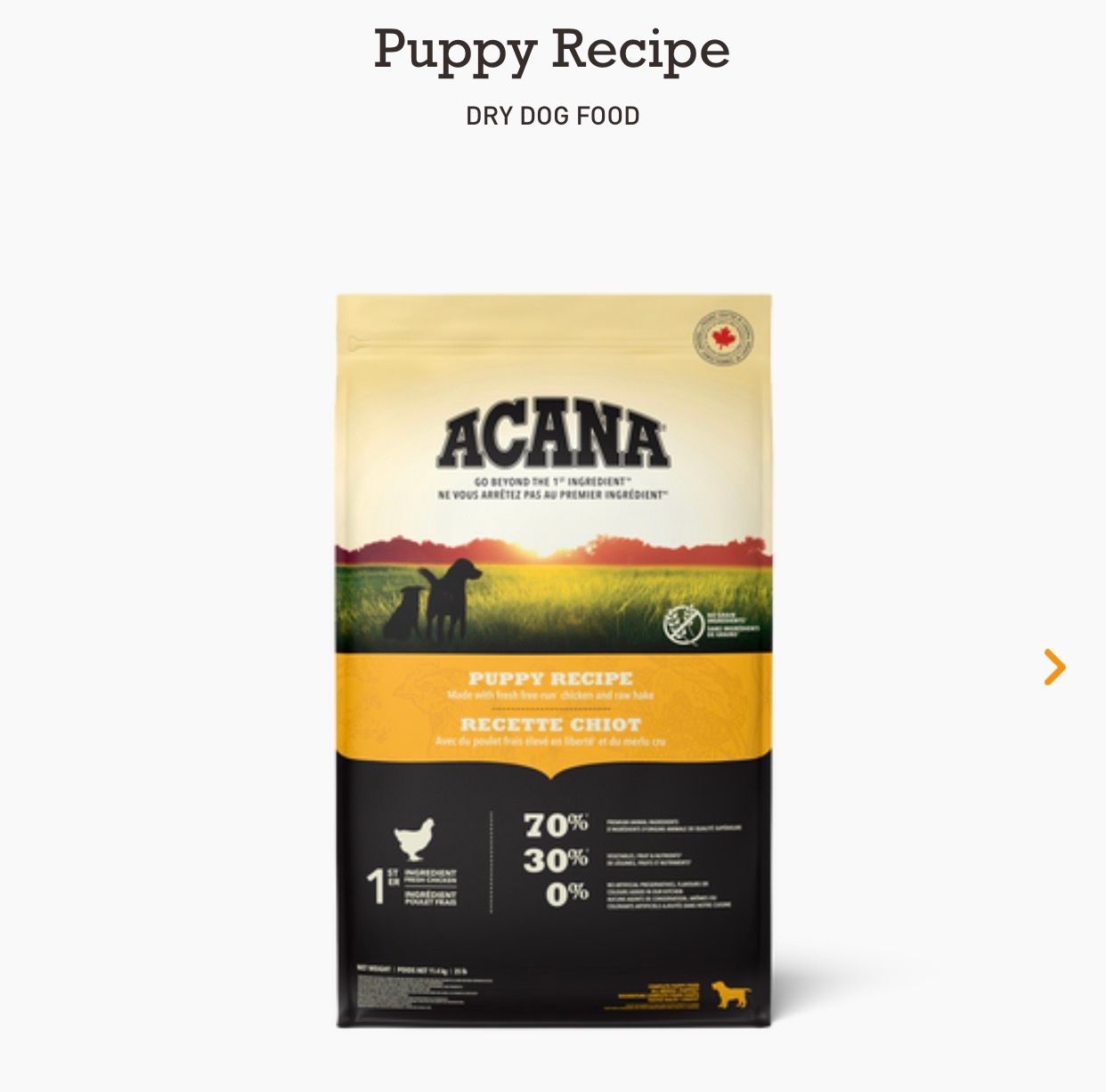 Acana Dog Puppy 11.4KG