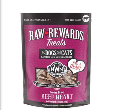 NWN FD Beef Heart Treats 85g