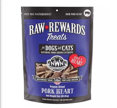 NWN FD Pork Heart Treats 85g