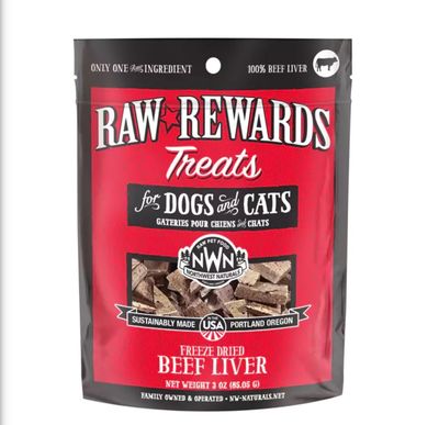 NWN FD Beef Liver Treats 85g