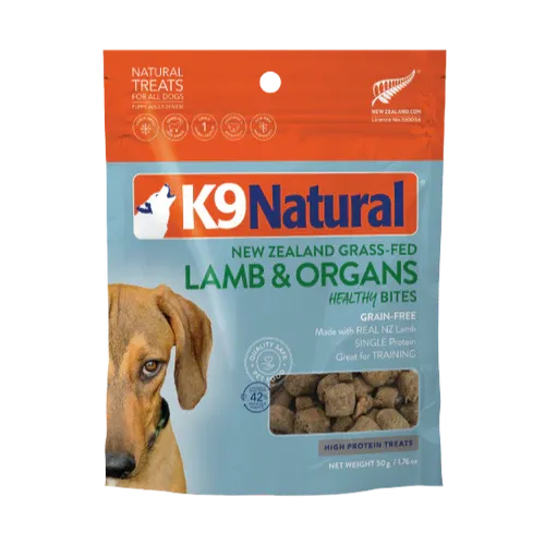 K9 Natural Dog Treat Lamb &amp; Organs 50G