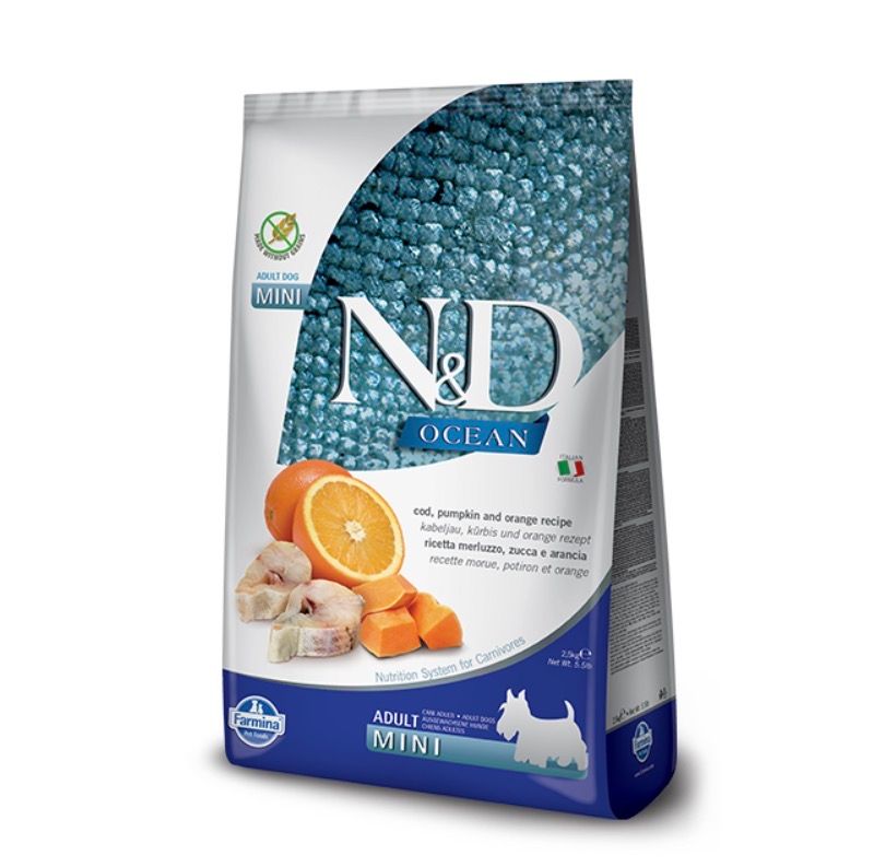Farmina Ocean Cod Orange &amp; Pumpkin Mini Dog 5.5lb(2.5kg)