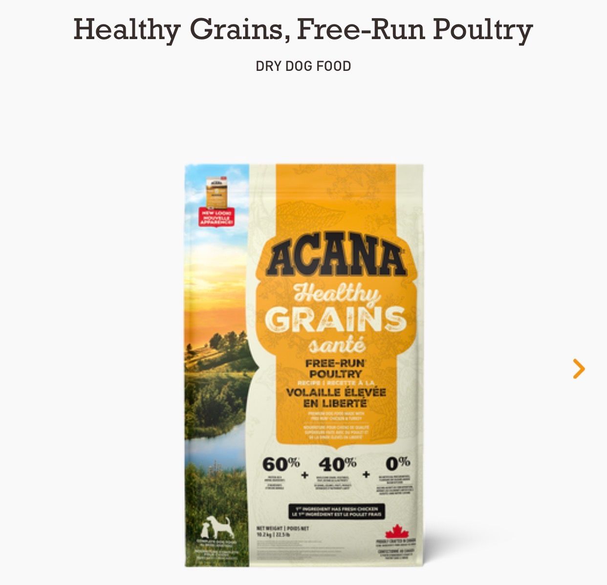 Acana Dog HG Poultry 1.8kg