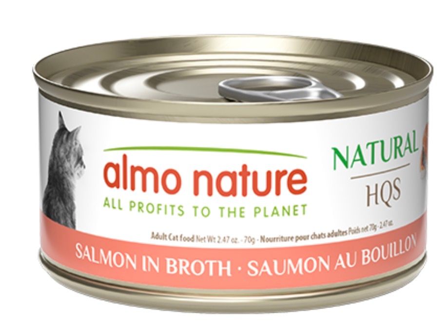 Almo Nature Cat HQS Salmon In Broth 70g