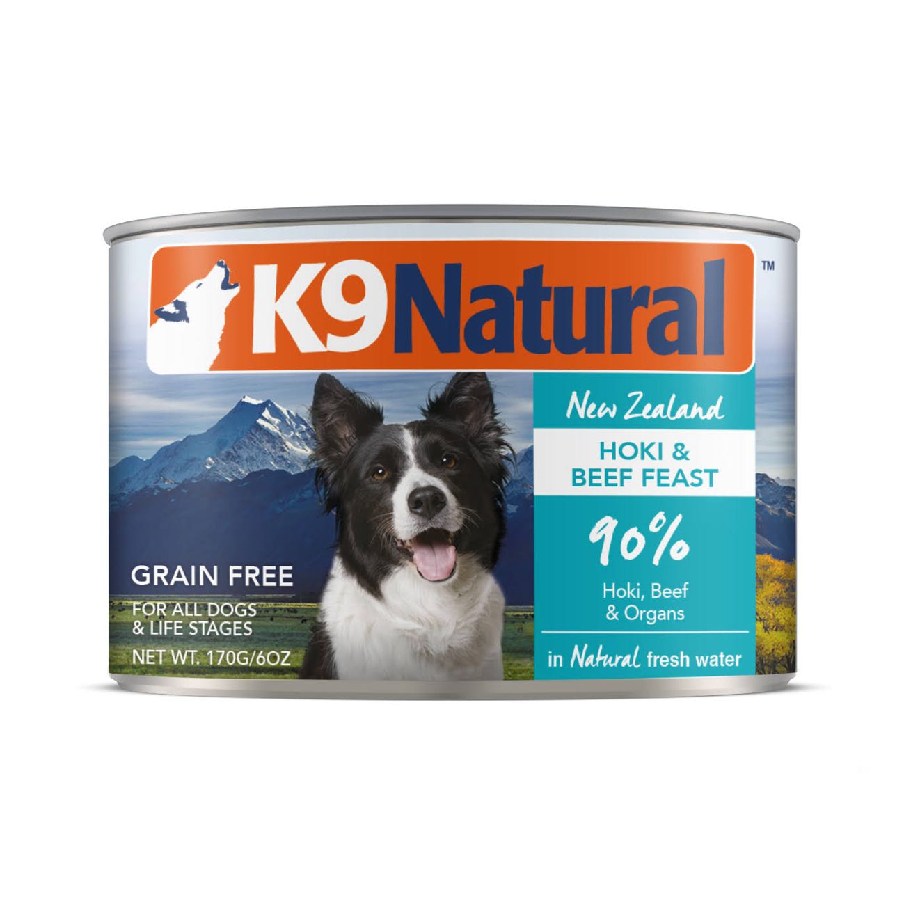 K9 Natural Dog Hoki &amp; Beef Feast 6oz