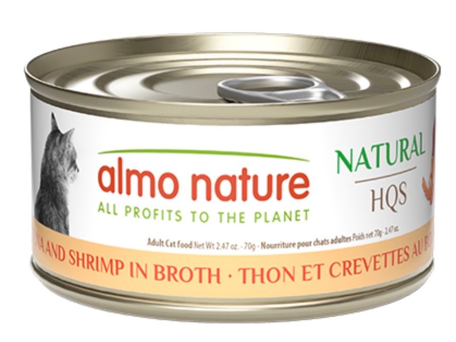 Almo Nature Cat HQS Tuna &amp; Shrimp 70g