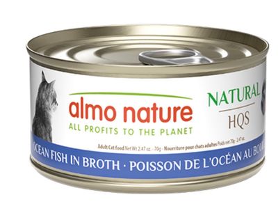 Almo Nature Cat HQS Ocean Fish In Broth 70g