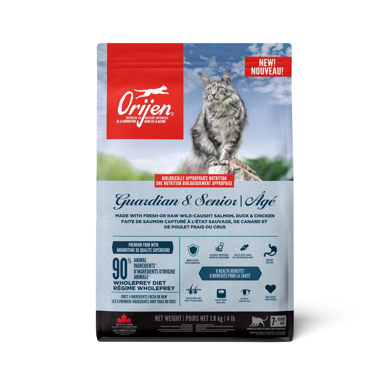 Orijen Cat Guardian 8 Senior 4.5kg