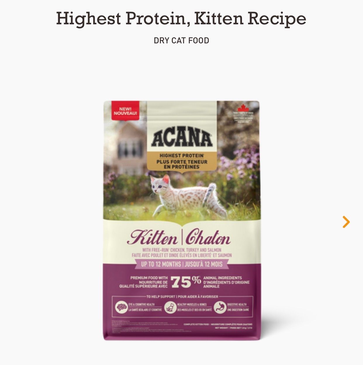 Acana Cat Kitten 1.8kg