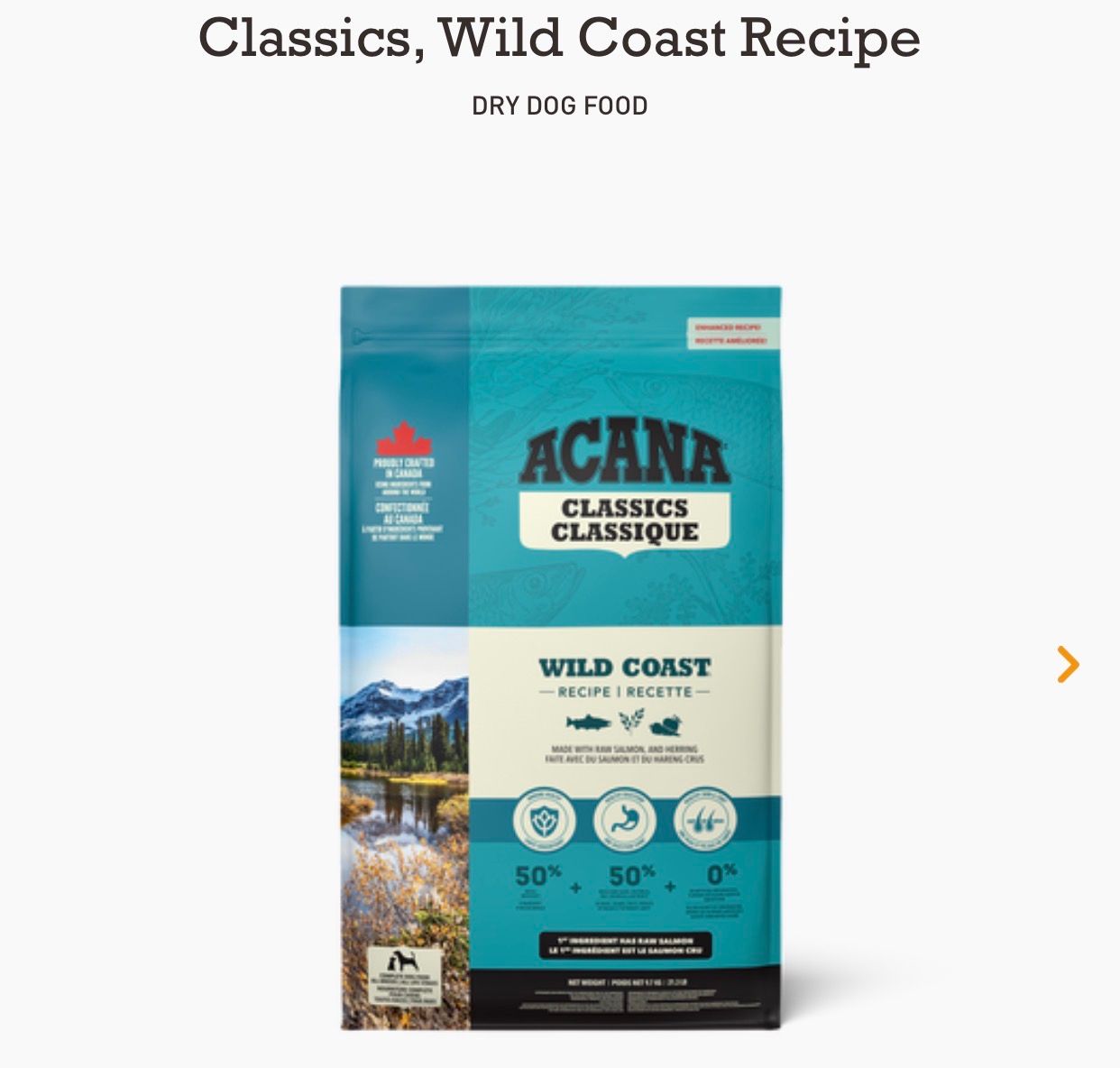 Acana Dog Classic Wild Coast 9.7kg