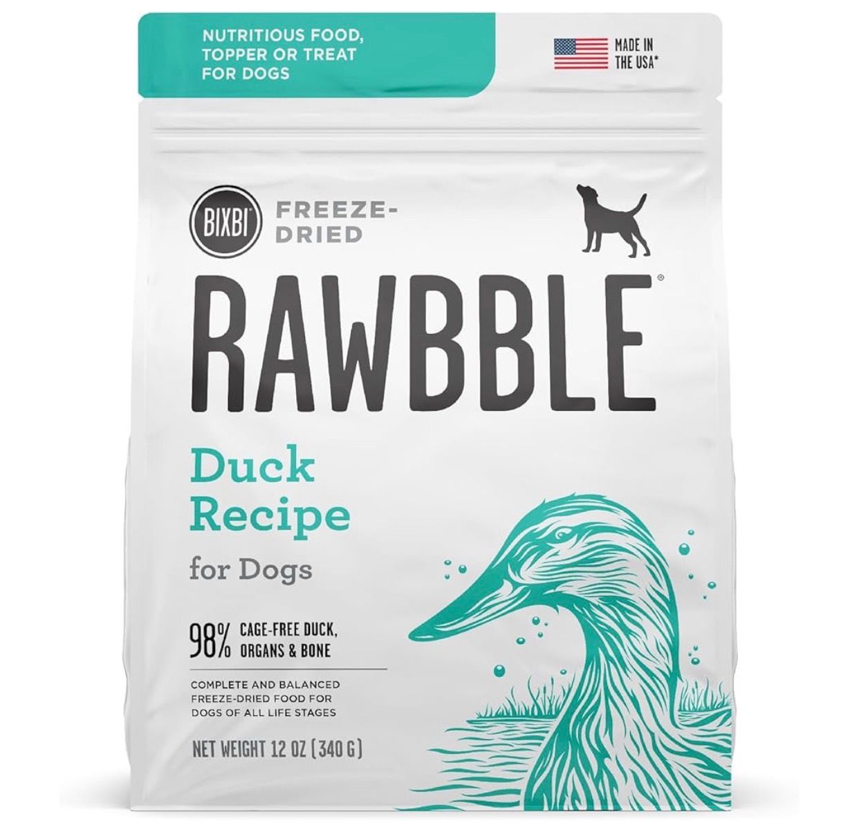 Bixbi Rawbble FD Duck Dog 737g(26oz)