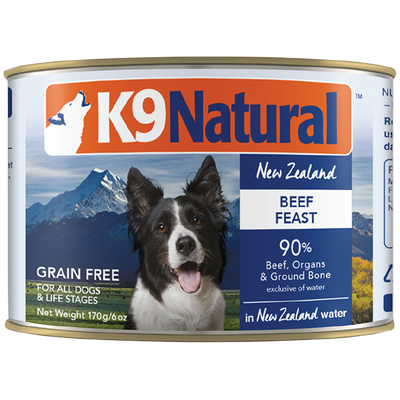 K9 Natural Dog Beef Feast 6oz
